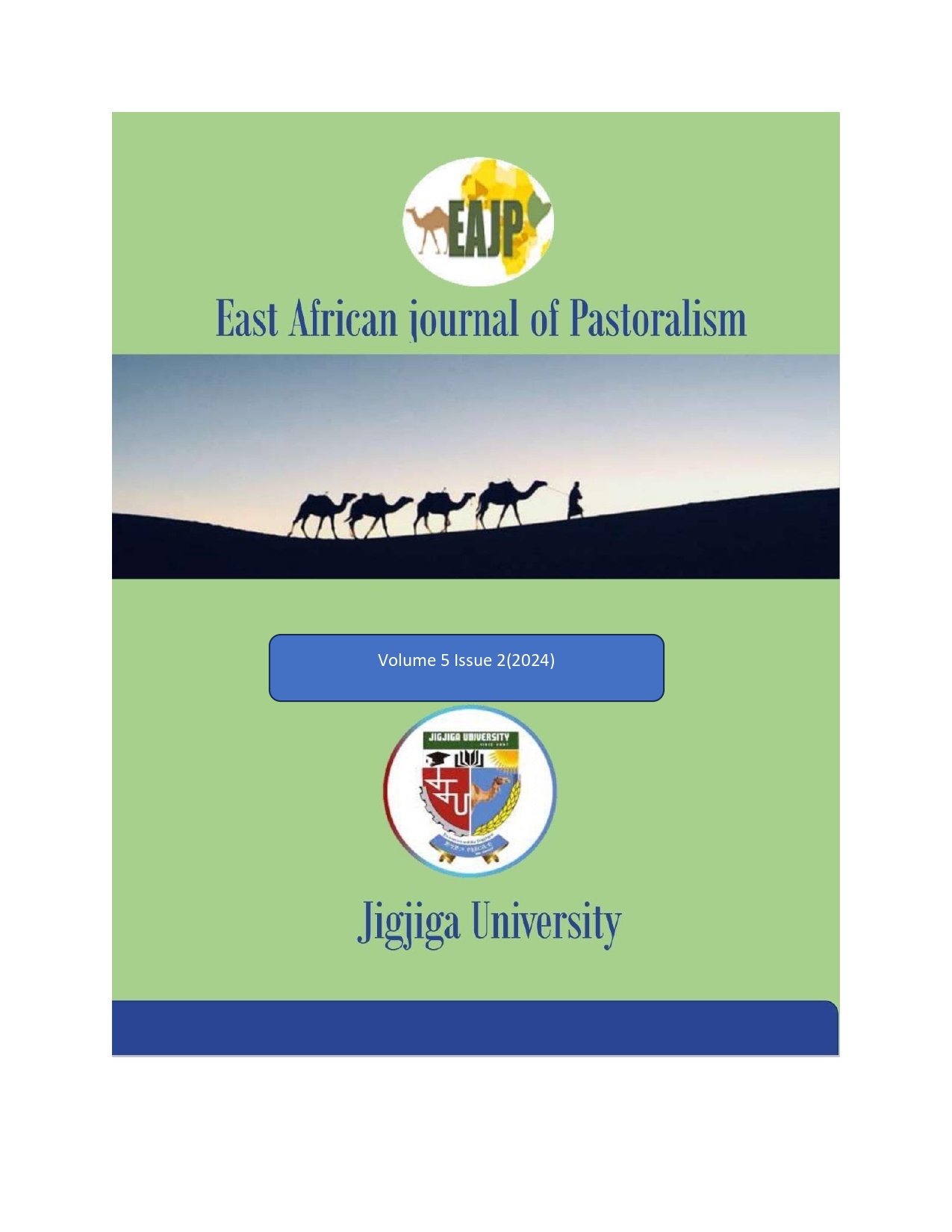 					View Vol. 5 No. Issue 2 (2024): EAST AFRICAN JOURNAL OF PASTORALISM
				